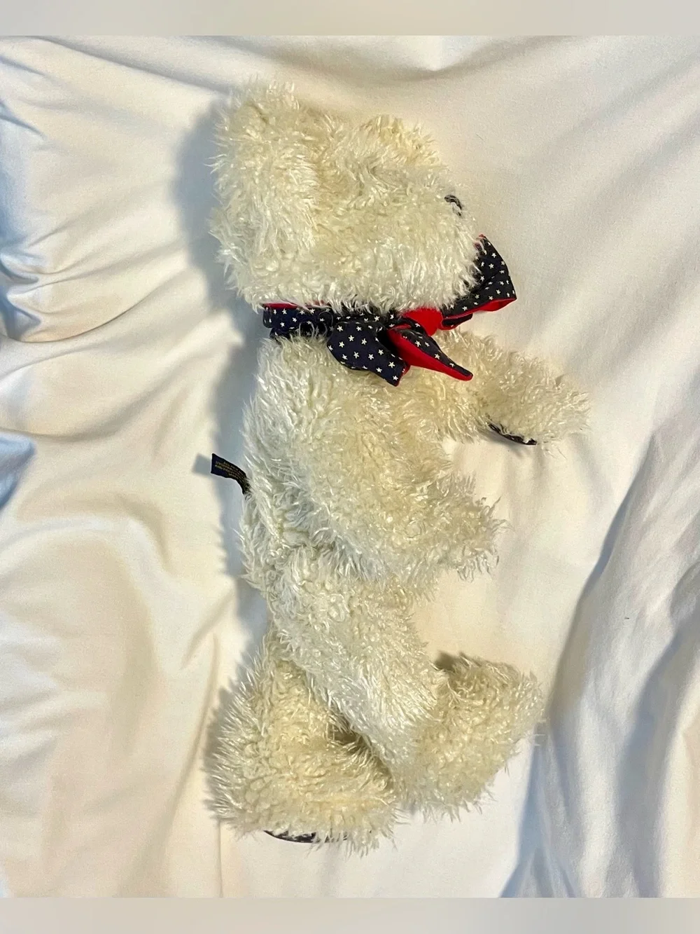 Boyds Bears UNCLE SAM Plush Toy -Patriotic- Red White Blue Stars-Bow w Tags-18”